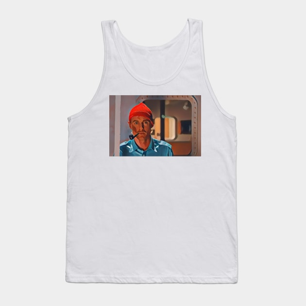 The Life Aquatic with Steve Zissou Ned Tank Top by Chelsea Seashell